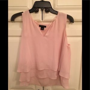 Soft blush swing top Size small
